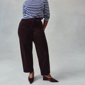 SPANX Rich Brown Corduroy Pants